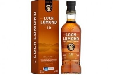 Viskis-Loch Lomond 10YO 40% 0.7L + GB Viskis-Loch Lomond 10YO 40% 0.7L + GB