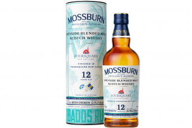 Viskis-Mossburn Foursquare Rum Cask 12YO 57.7% 0.7L + GB