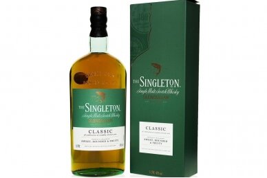 Viskis-Singleton of Glendullan Classic 40% 1L + GB