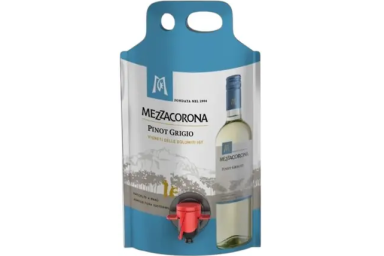 Vynas-Mezzacorona Classica Pinot Grigio Pouch Dolomiti IGT 11.5% 1.5L Vynas-Mezzacorona Classica Pinot Grigio Pouch Dolomiti IGT 11.5% 1.5L